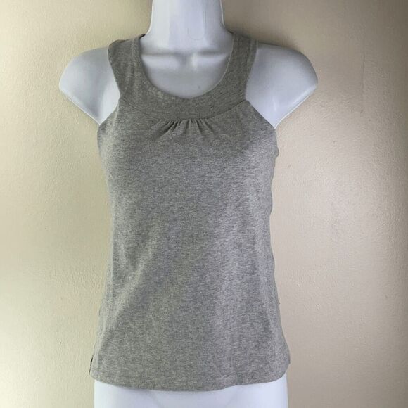 HYDE‎ Yoga Organic Shelf Bra Racerback Grey Tank Women's Size XS - Picture 7 of 8